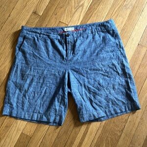 MERONA women’s size 14 lightweight denim look shorts with pockets.
